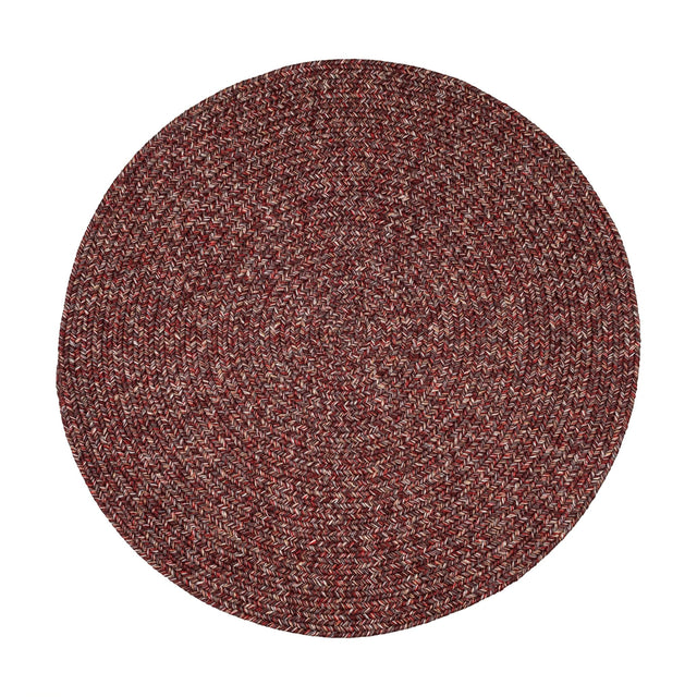 Rhody Rug Sandi SA48 Sangria Braided Rug - Round