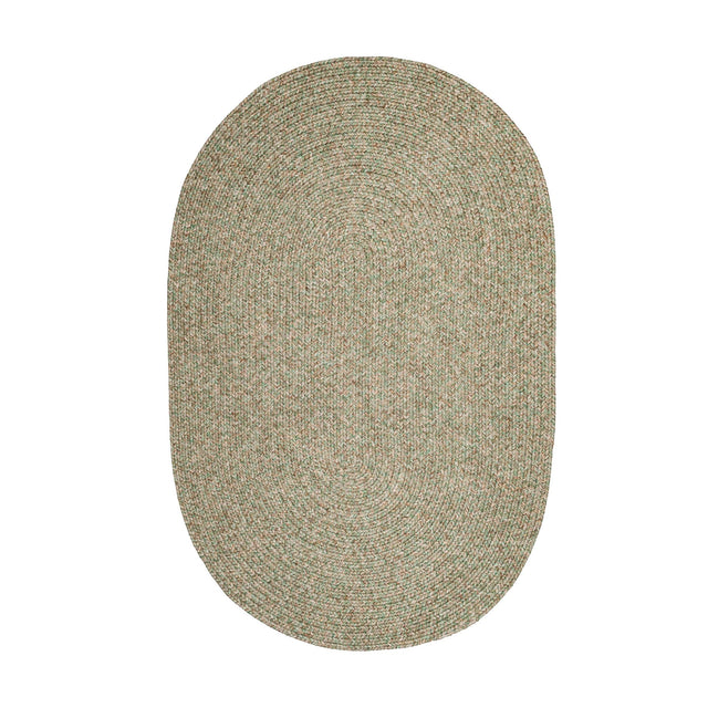 Rhody Rug Sandi SA68 Bayleaf Braided Rug - Oval