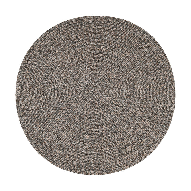 Rhody Rug Sandi SA88 Graphite Braided Rug - Round