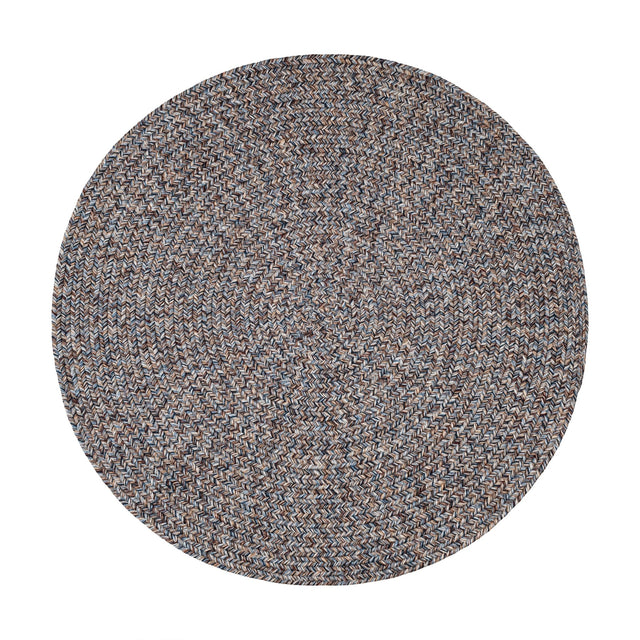 Rhody Rug Sandi SA98 Denim Braided Rug - Round