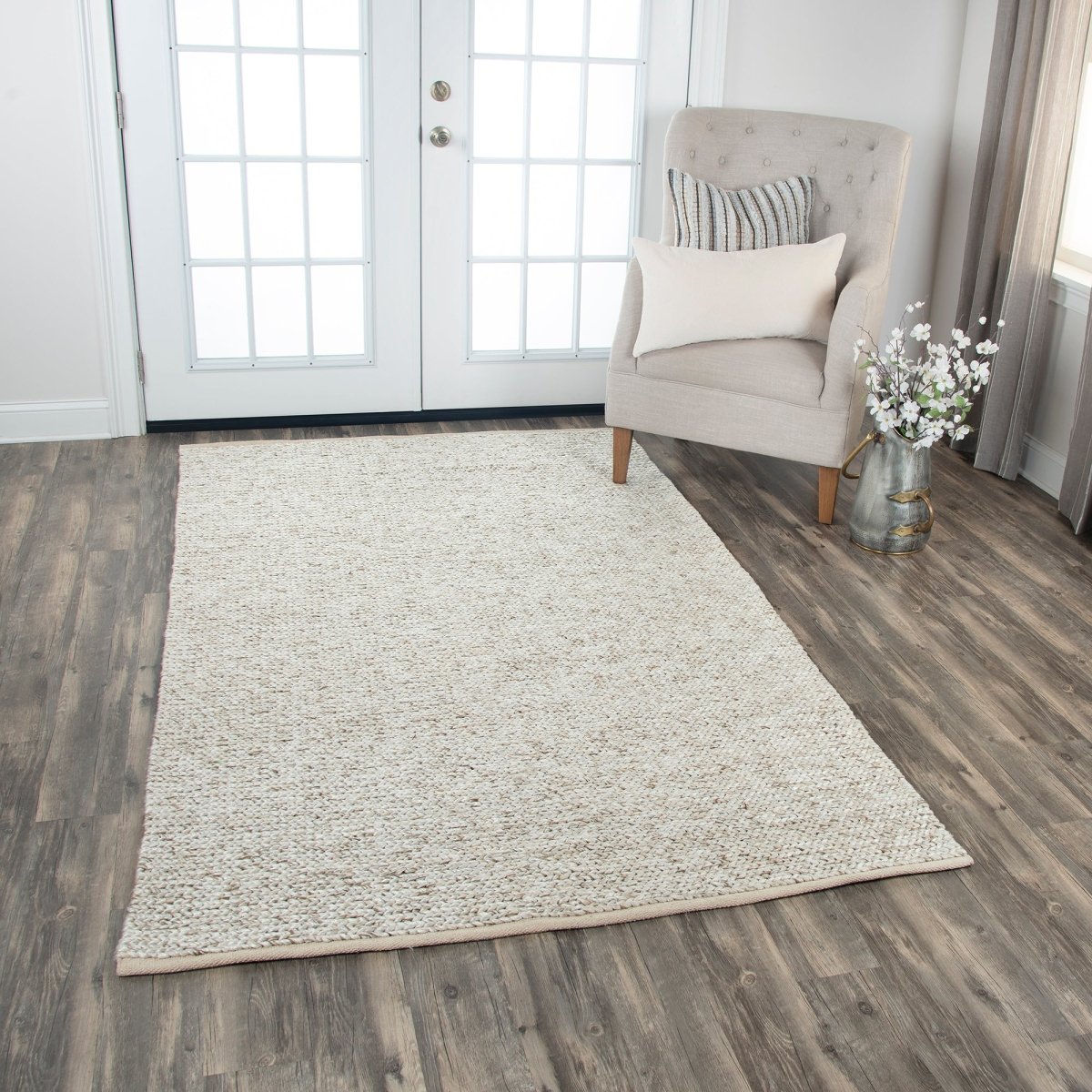 Rizzy Ewe Complete Me Ewe102 Beige Rugs.