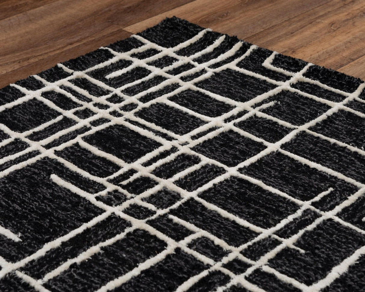 Rizzy Jazz Jzz976 Black Rugs - Rizzy - jzzjzz97600060576