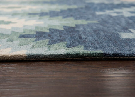 Rizzy Leone Lo-9997 Blue Rugs.