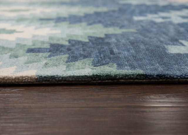 Rizzy Leone Lo-9997 Blue Rugs.