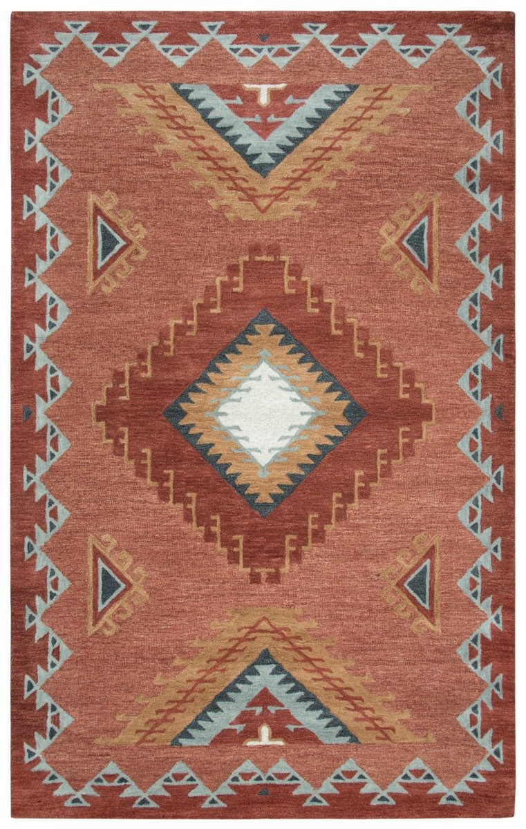 Rizzy Mesa Mz163B Rust, Multi Rugs.
