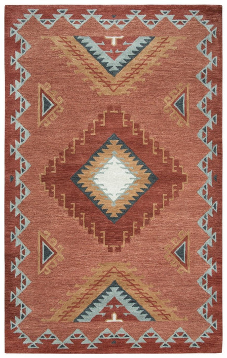 Rizzy Mesa Mz163B Rust, Multi Rugs.