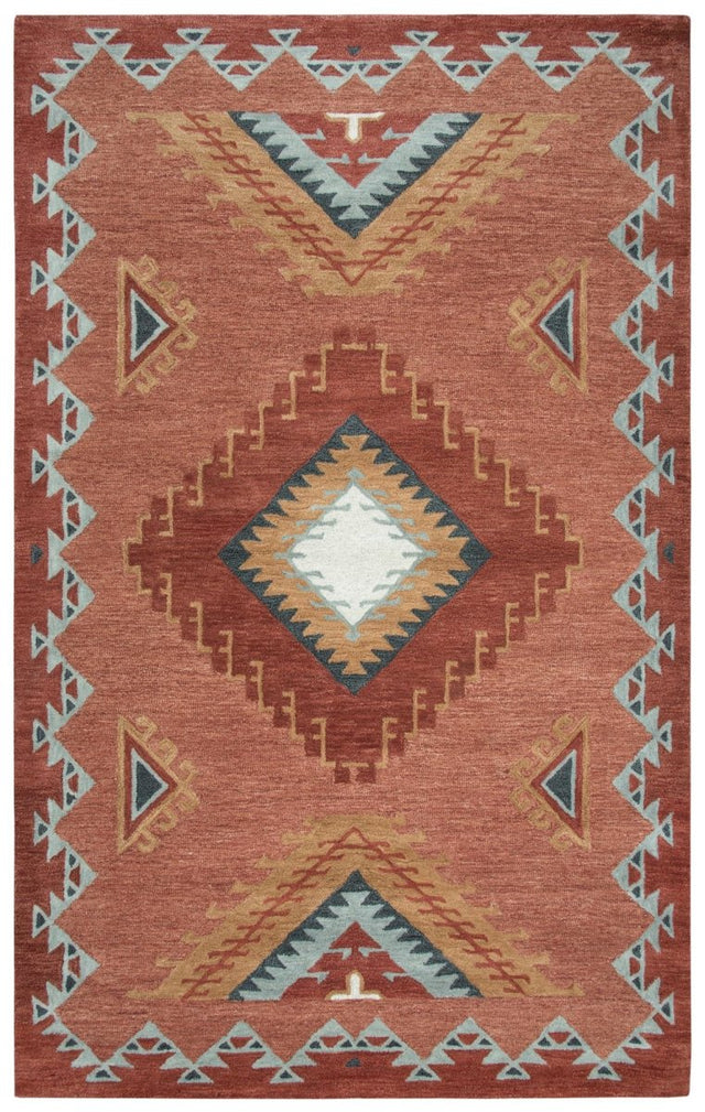 Rizzy Mesa Mz163B Rust, Multi Rugs.