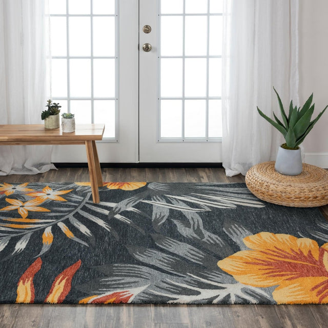 Rizzy Miramar Mir969 Charcoal Rugs.