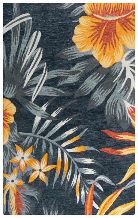 Rizzy Miramar Mir969 Charcoal Rugs.