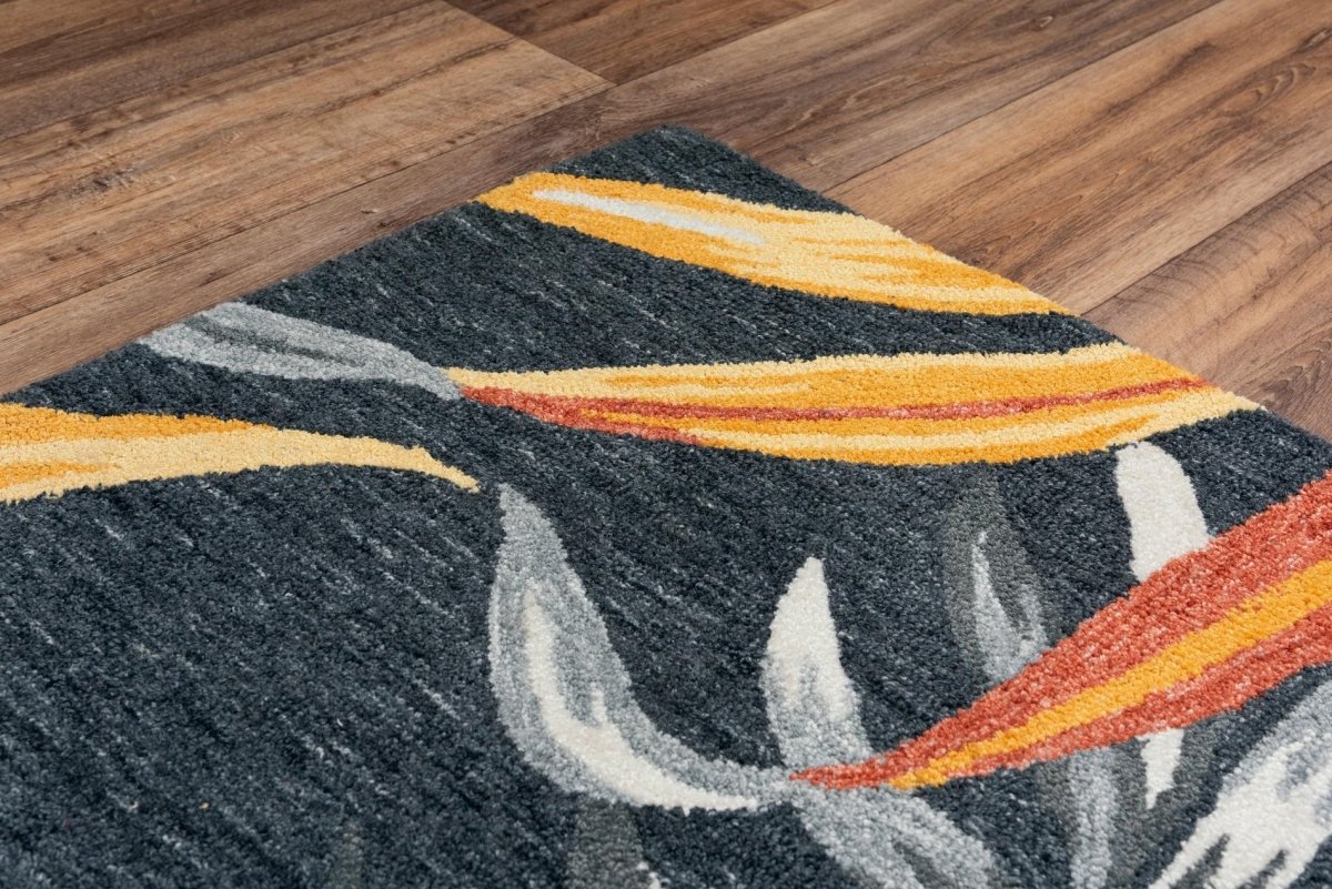 Rizzy Miramar Mir969 Charcoal Rugs.
