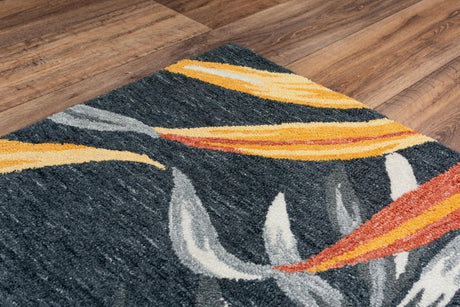 Rizzy Miramar Mir969 Charcoal Rugs.