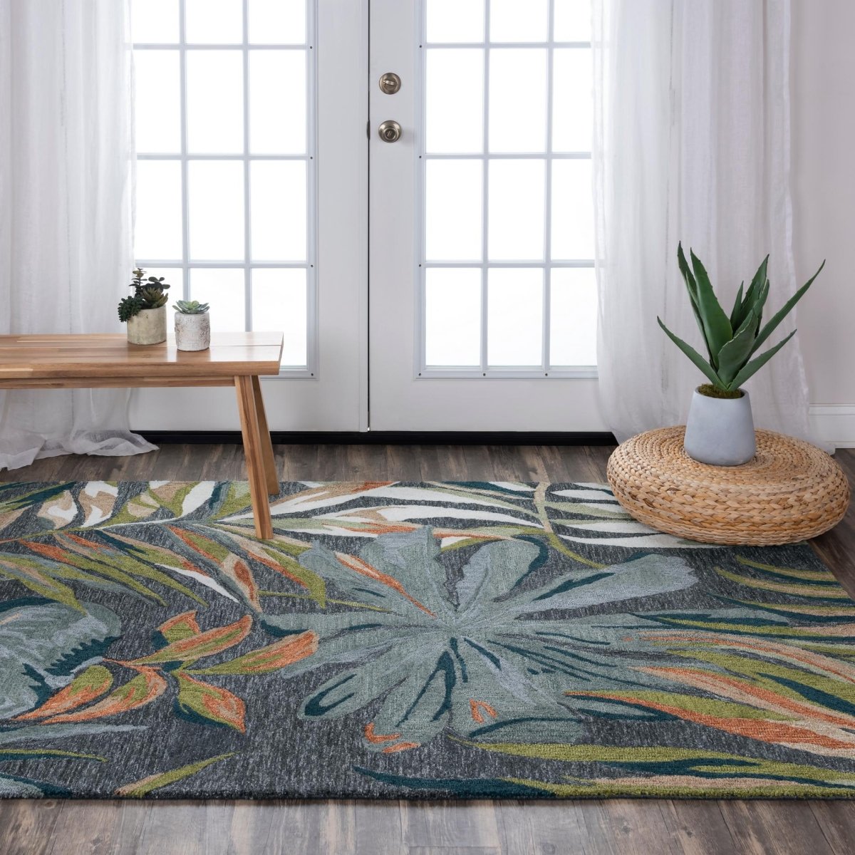 Rizzy Miramar Mir972 Charcoal Rugs.
