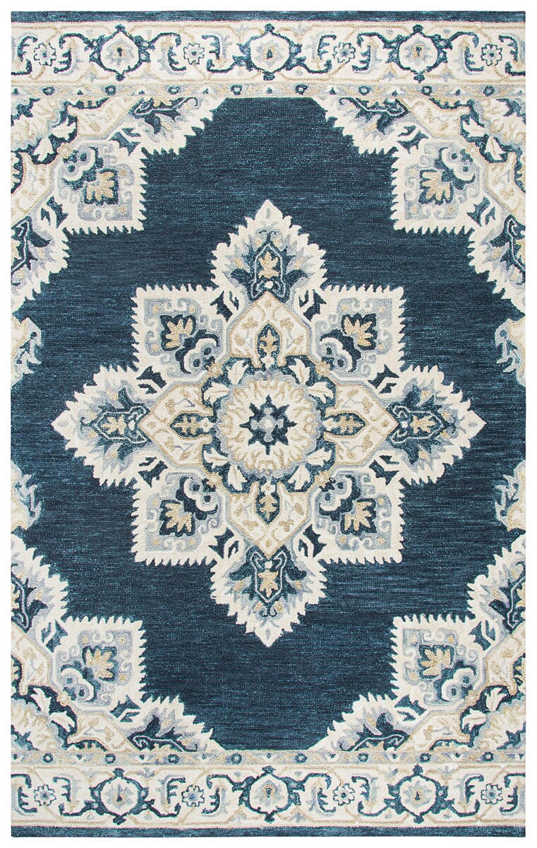Rizzy Resonant Rs070B Dark Blue, Natural, Gray, Tan Rugs.