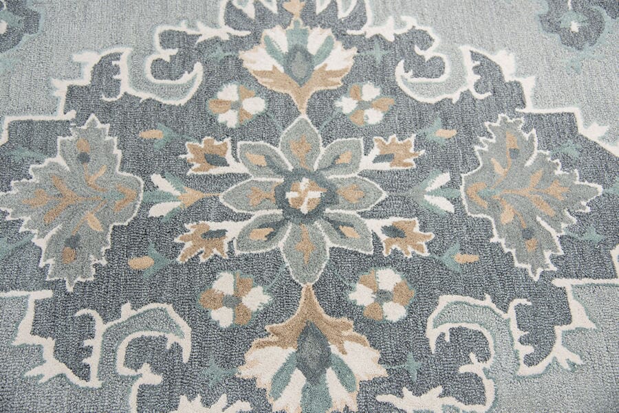 Rizzy Resonant Rs933A Gray, Light Gray, Dark Beige Rugs.