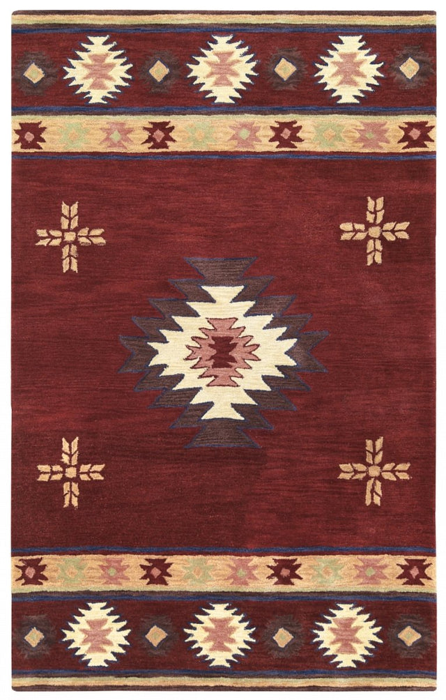 Rizzy Southwest Su2009 Burgundy Rugs.