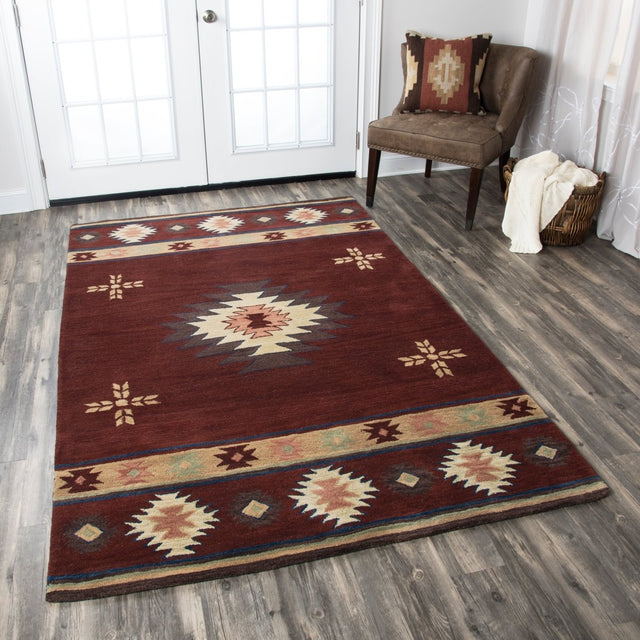 Rizzy Southwest Su2009 Burgundy Rugs.