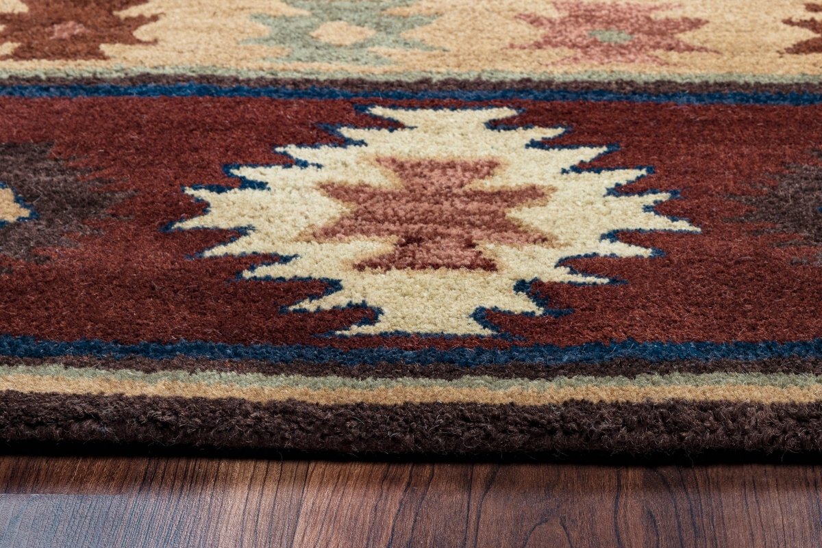 Rizzy Southwest Su2009 Burgundy Rugs.