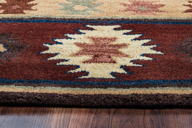 Rizzy Southwest Su2009 Burgundy Rugs.