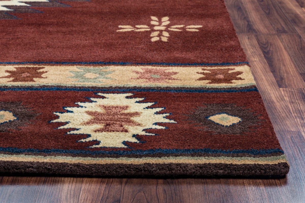 Rizzy Southwest Su2009 Burgundy Rugs.