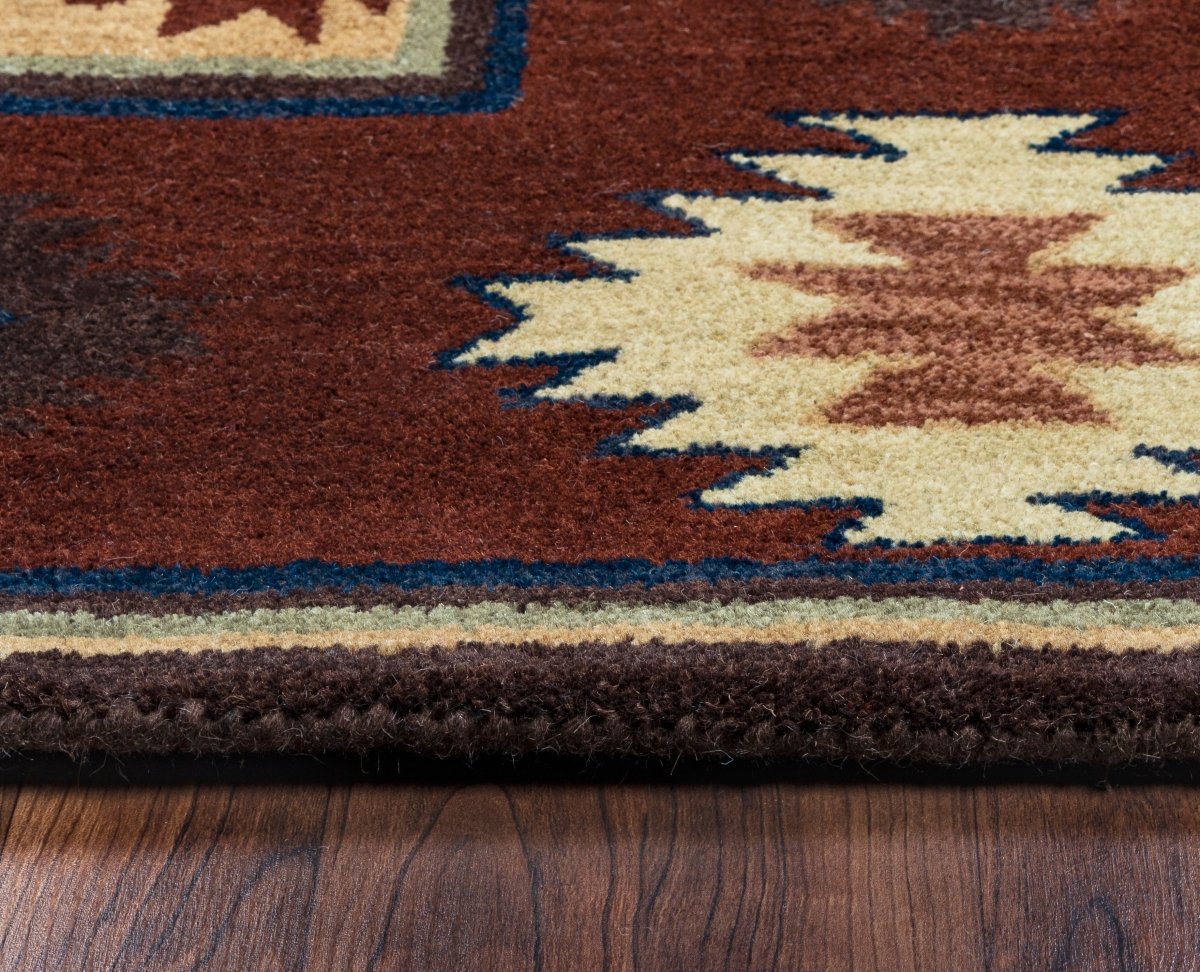 Rizzy Southwest Su2014 Burgundy Rugs.