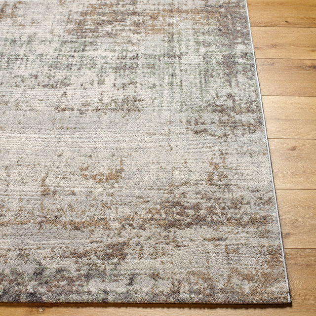 Surya Roma Rom-2404 Ash, Pewter, Light Silver, Sage Rug.