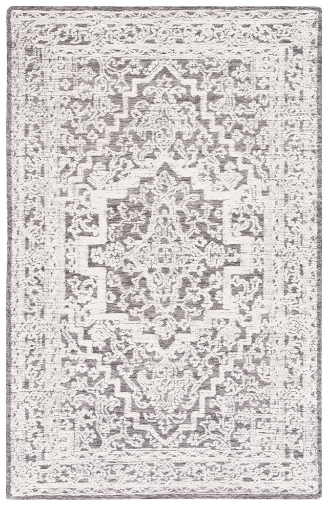 Safavieh Roslyn Ros452G Dark Grey/Ivory Rug.