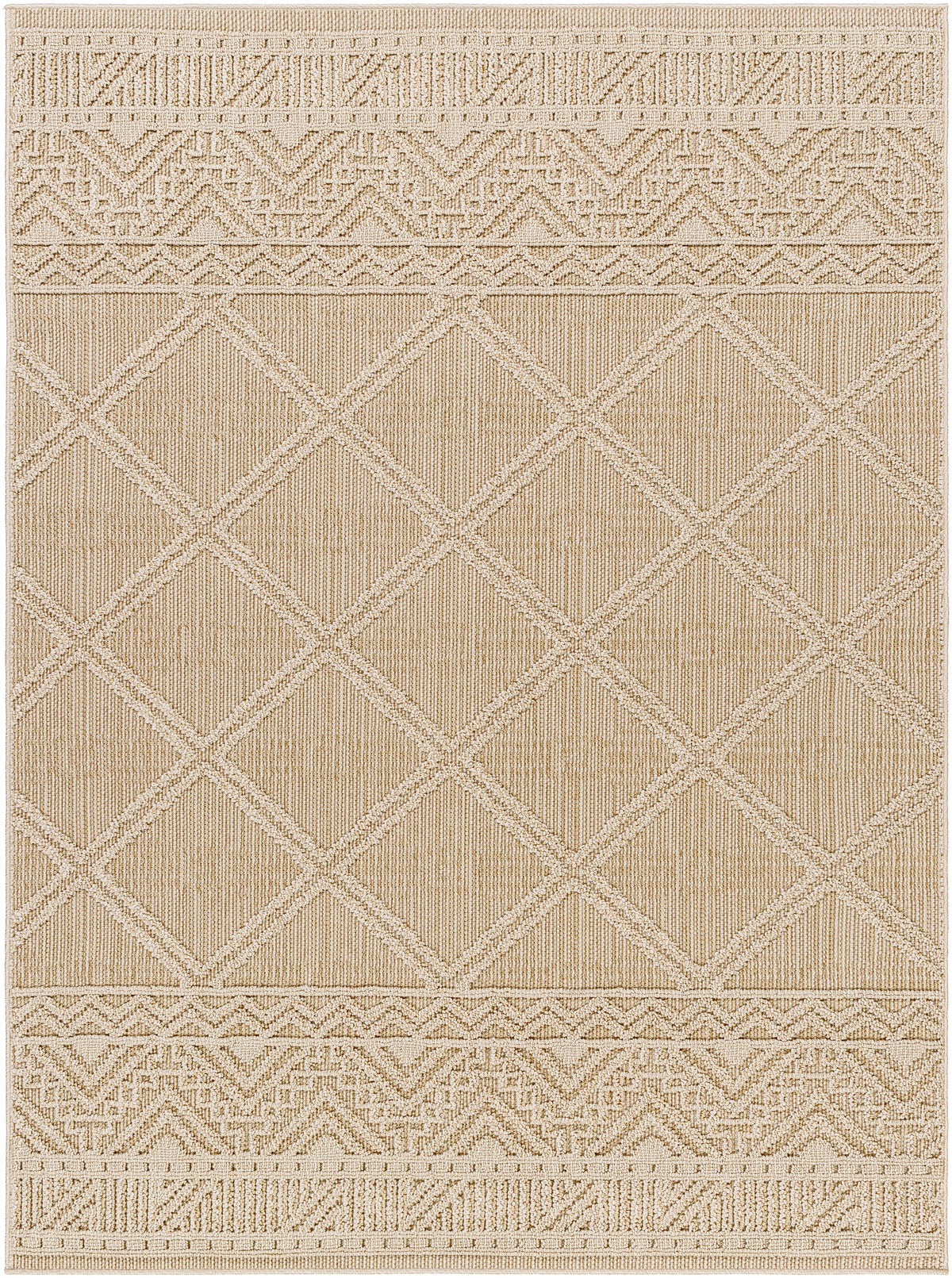 Surya Rockport Rpt-2305 Ivory, Tan Rug.