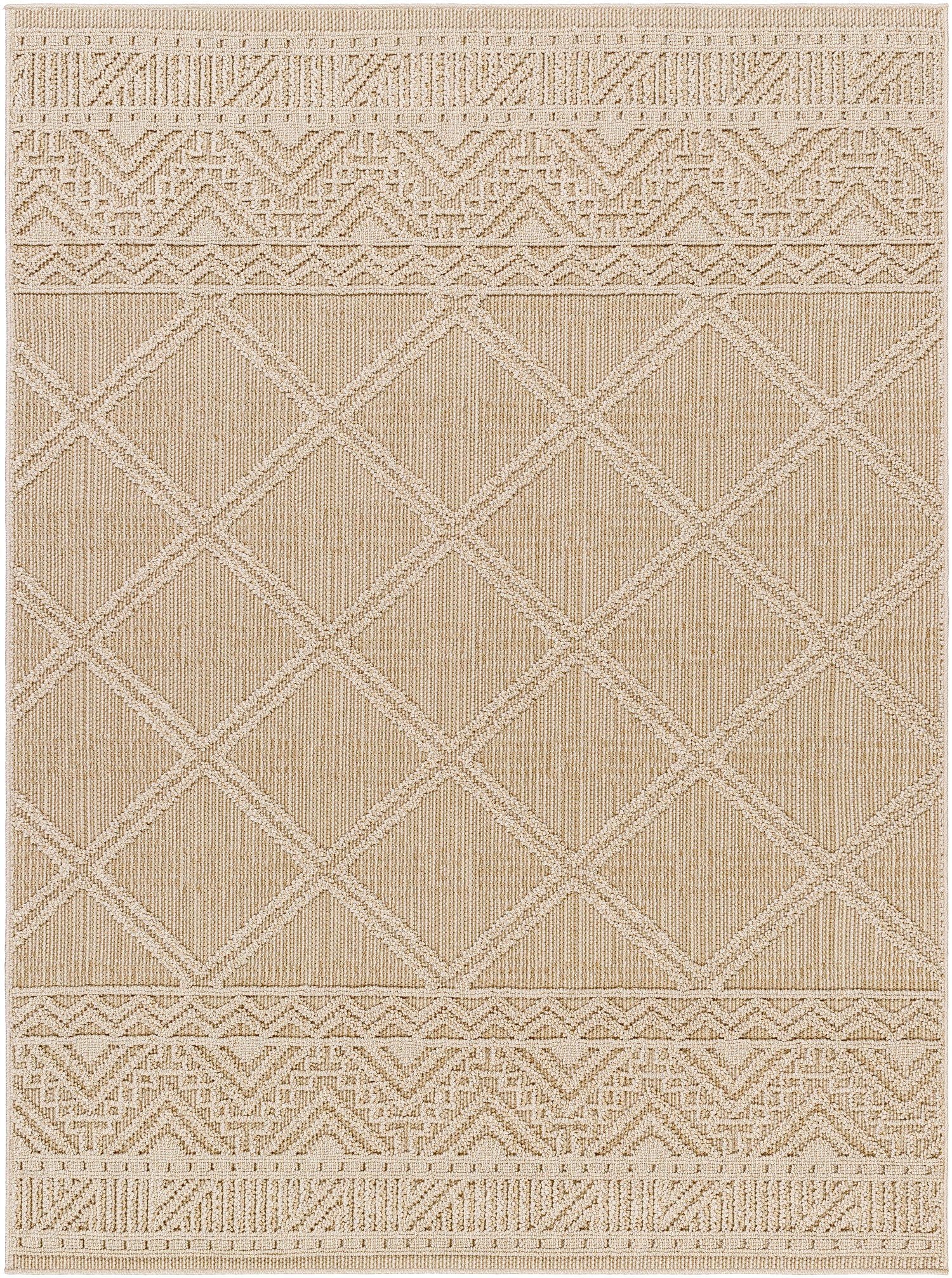 Surya Rockport Rpt-2305 Ivory, Tan Rug.