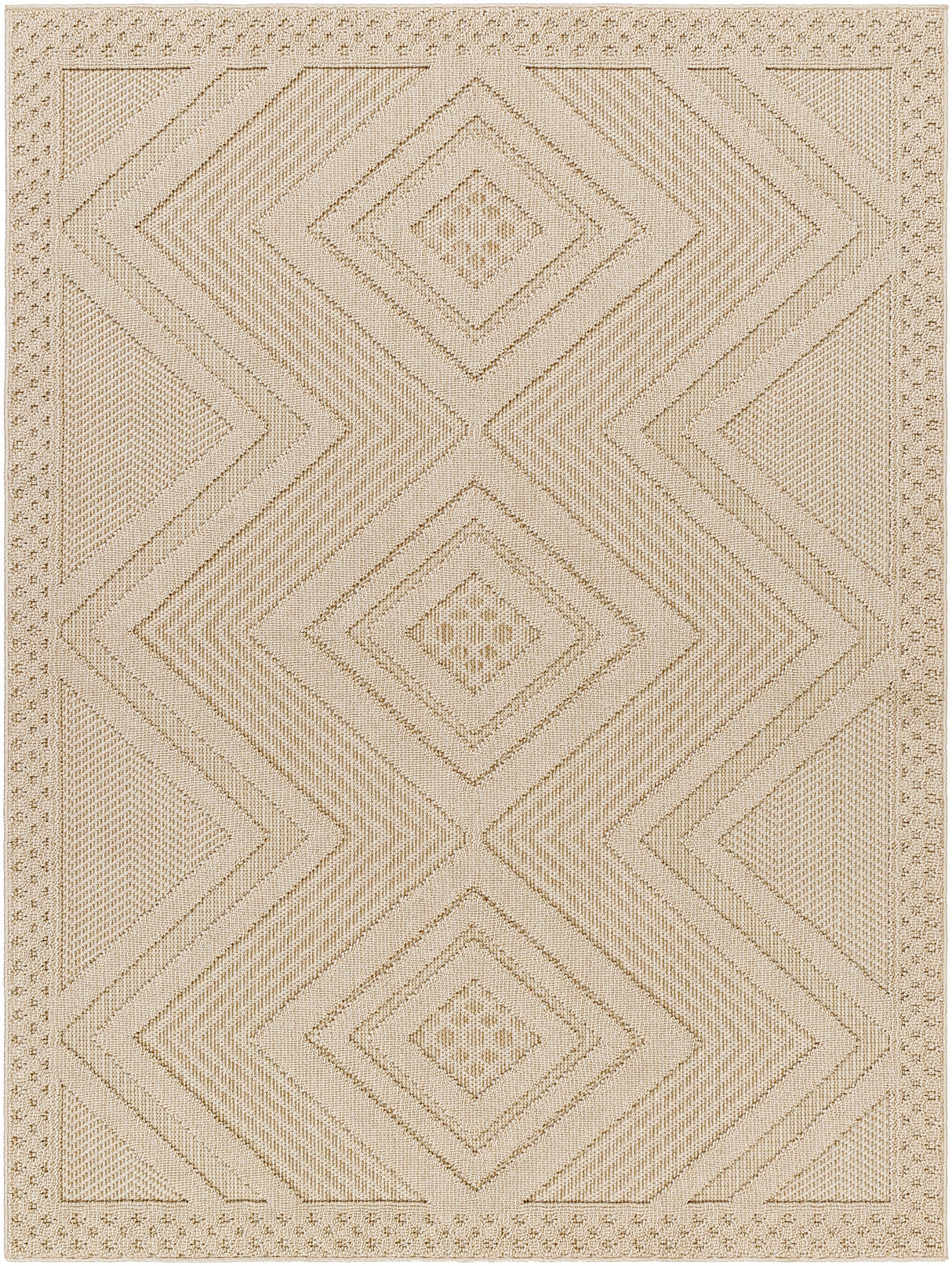 Surya Rockport Rpt-2308 Ivory, Tan Rug.