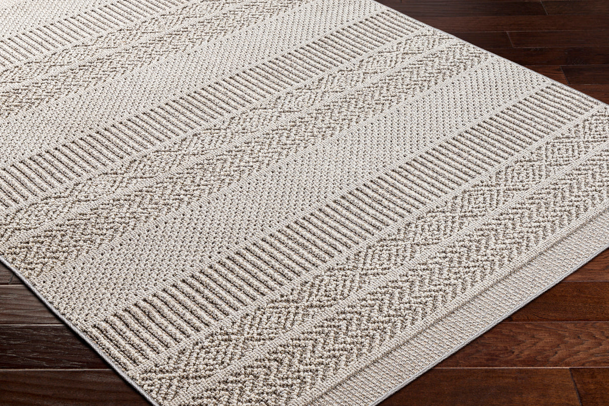 Surya Rockport Rpt-2316 Light Gray, Gray Rug.