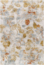 Surya Roseanne Rse-2300 Light Gray, Medium Gray, Mustard, Light Blue, Deep Teal, Rust Rug.