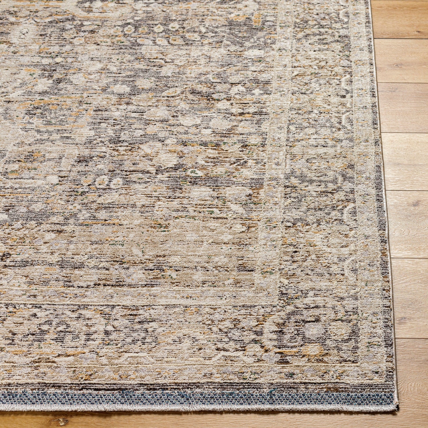 Surya Rivaldo Rvd-2312 Ash, Metallic - Silver, Khaki, Sage, Pewter Rug.