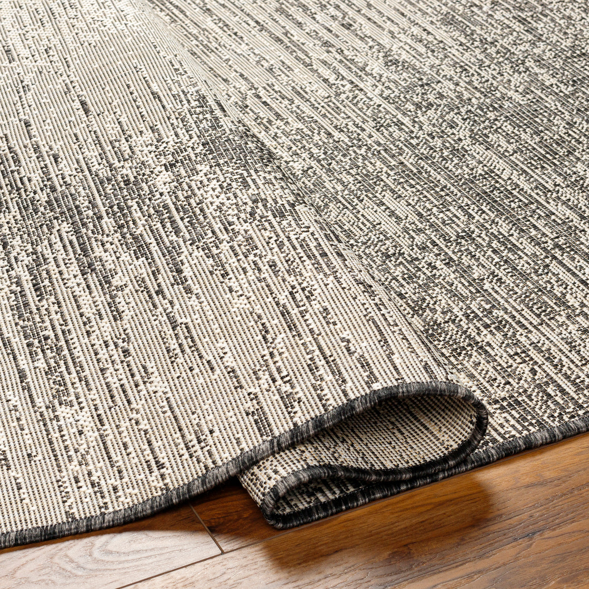 Surya Ravello Rvl-2302 Ivory, Light Beige, Light Gray, Black Rug.