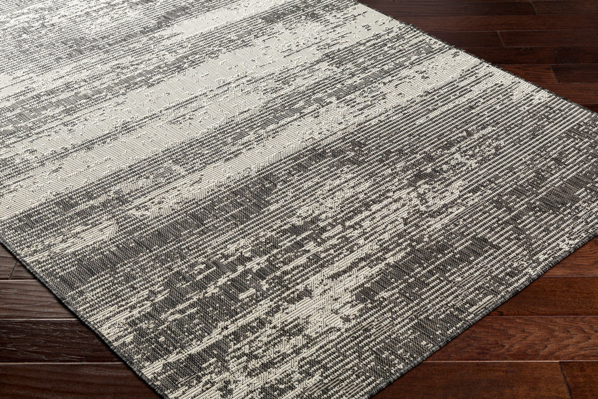 Surya Ravello Rvl-2305 Light Gray, Black, Ivory, Light Beige Rug.