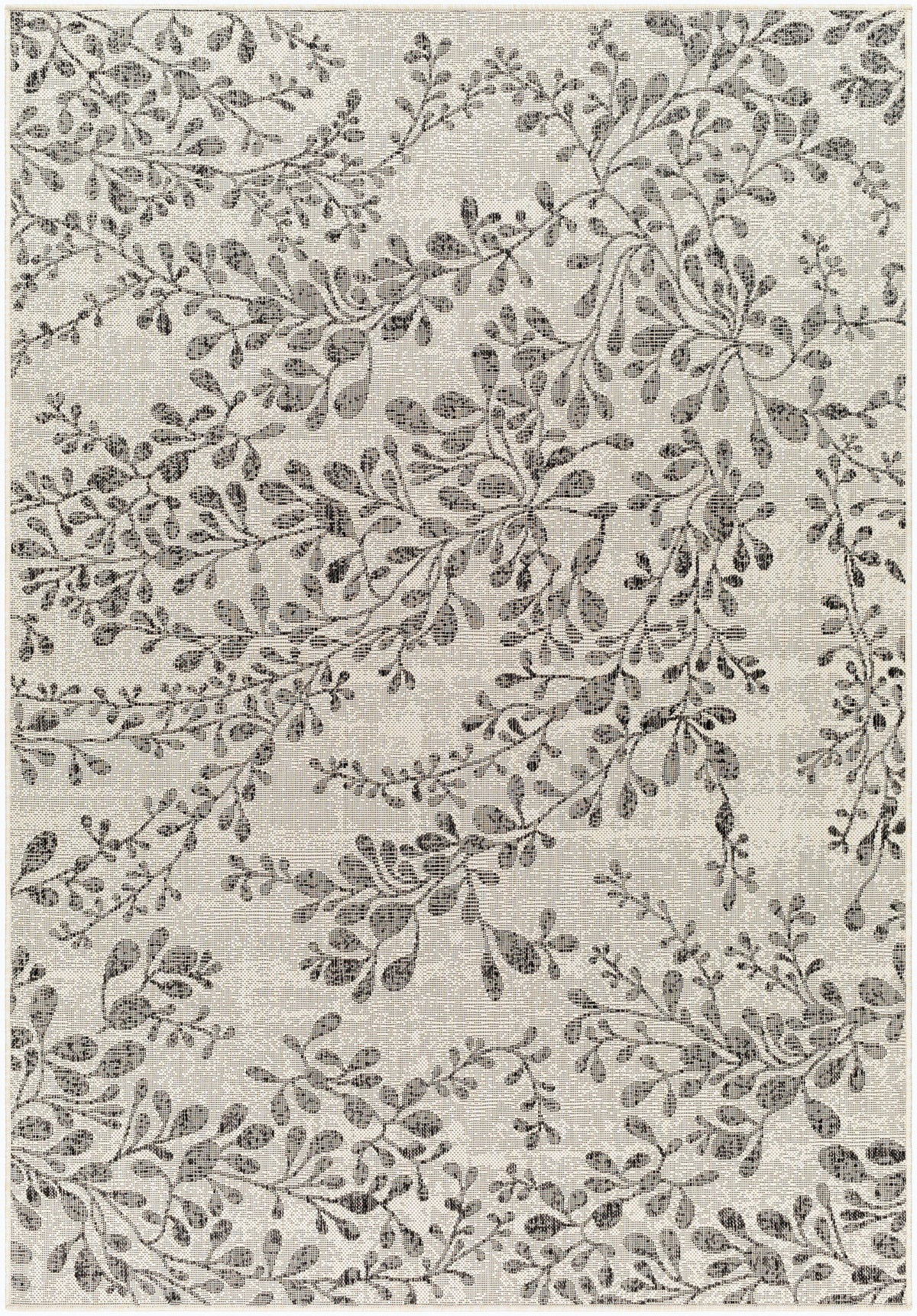 Surya Ravello Rvl-2317 Ivory, Light Beige, Light Gray, Black Rug.