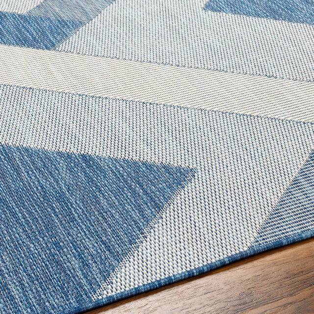 Surya Ravello Rvl-2318 Denim, Dark Blue, Ivory, Light Beige Rug.
