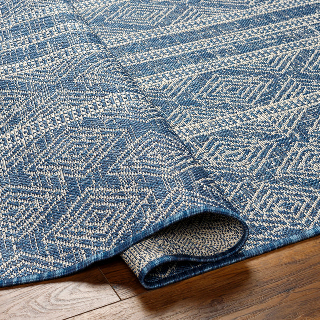 Surya Ravello Rvl-2321 Denim, Dark Blue, Ivory, Light Beige Rug.