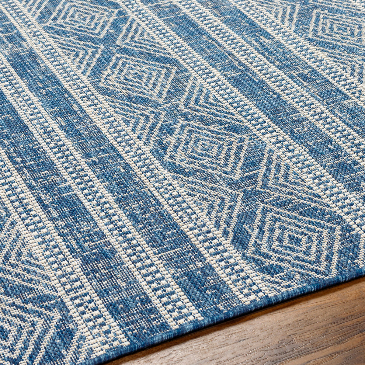 Surya Ravello Rvl-2321 Denim, Dark Blue, Ivory, Light Beige Rug.