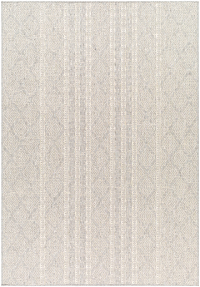 Surya Ravello Rvl-2322 Light Gray, Charcoal, Ivory, Light Beige Rug.