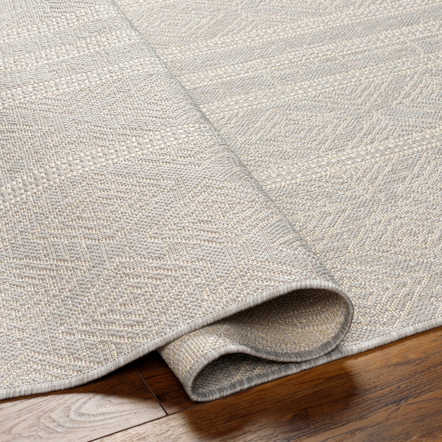 Surya Ravello Rvl-2322 Light Gray, Charcoal, Ivory, Light Beige Rug.