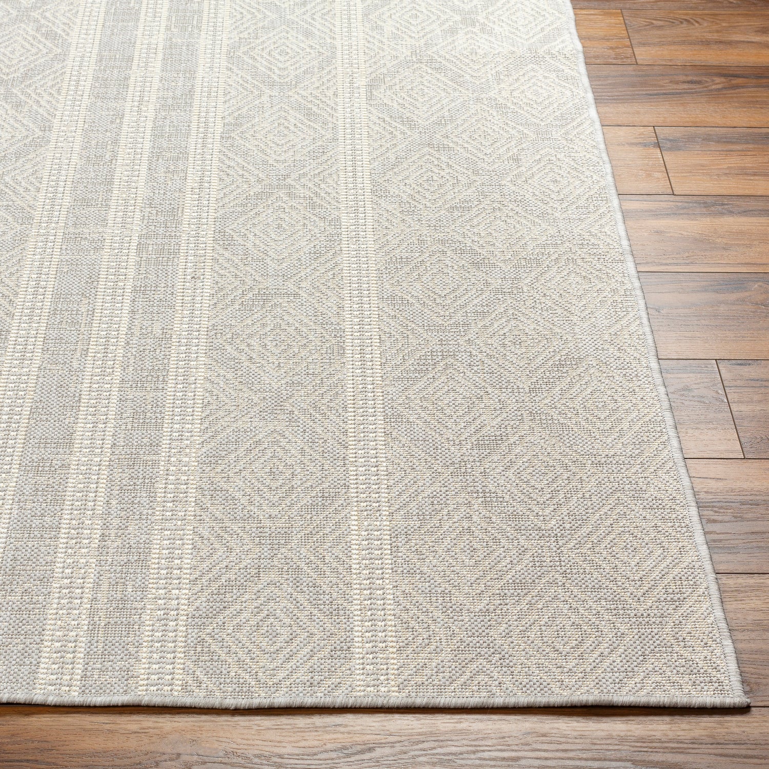 Surya Ravello Rvl-2322 Light Gray, Charcoal, Ivory, Light Beige Rug.