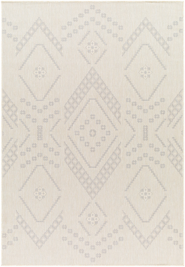 Surya Ravello Rvl-2325 Ivory, Light Beige, Light Gray, Charcoal Rug.