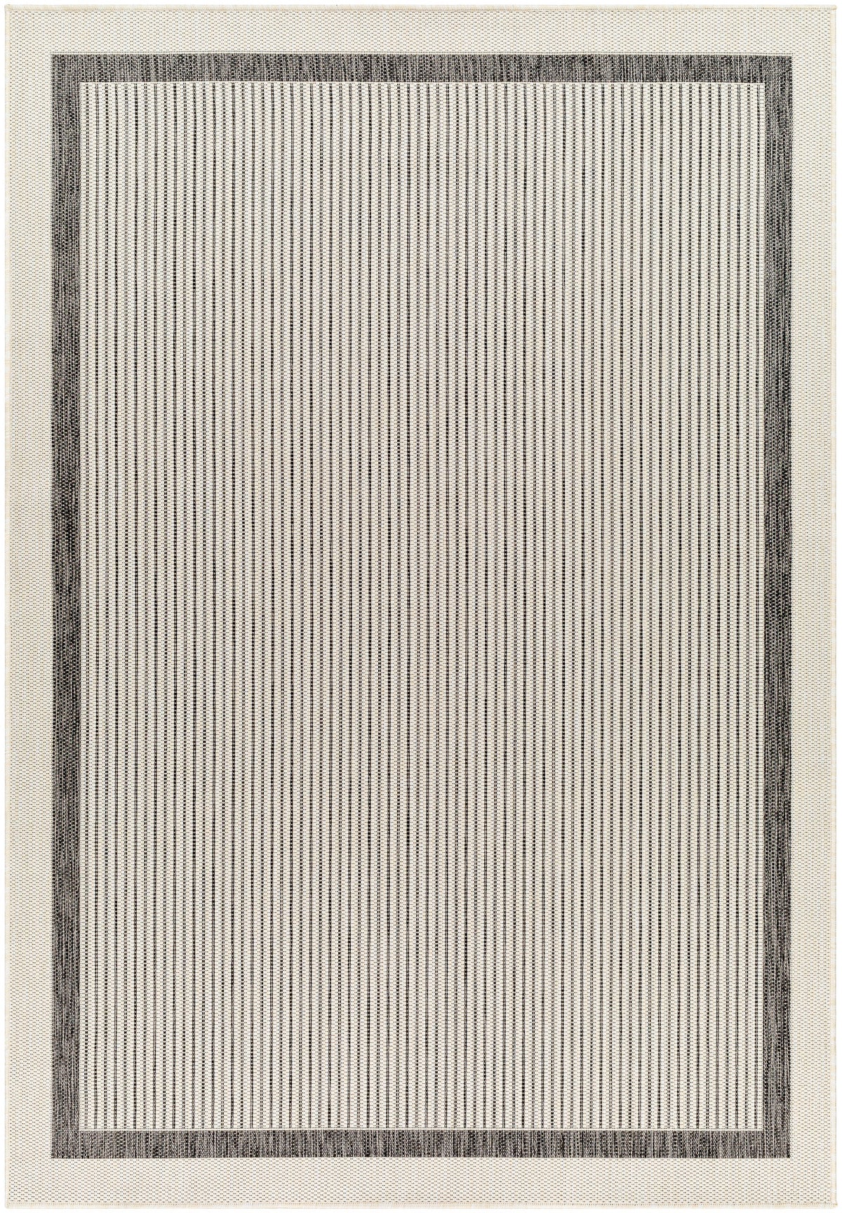 Surya Ravello Rvl-2329 Ivory, Light Beige, Light Gray, Black Rug.