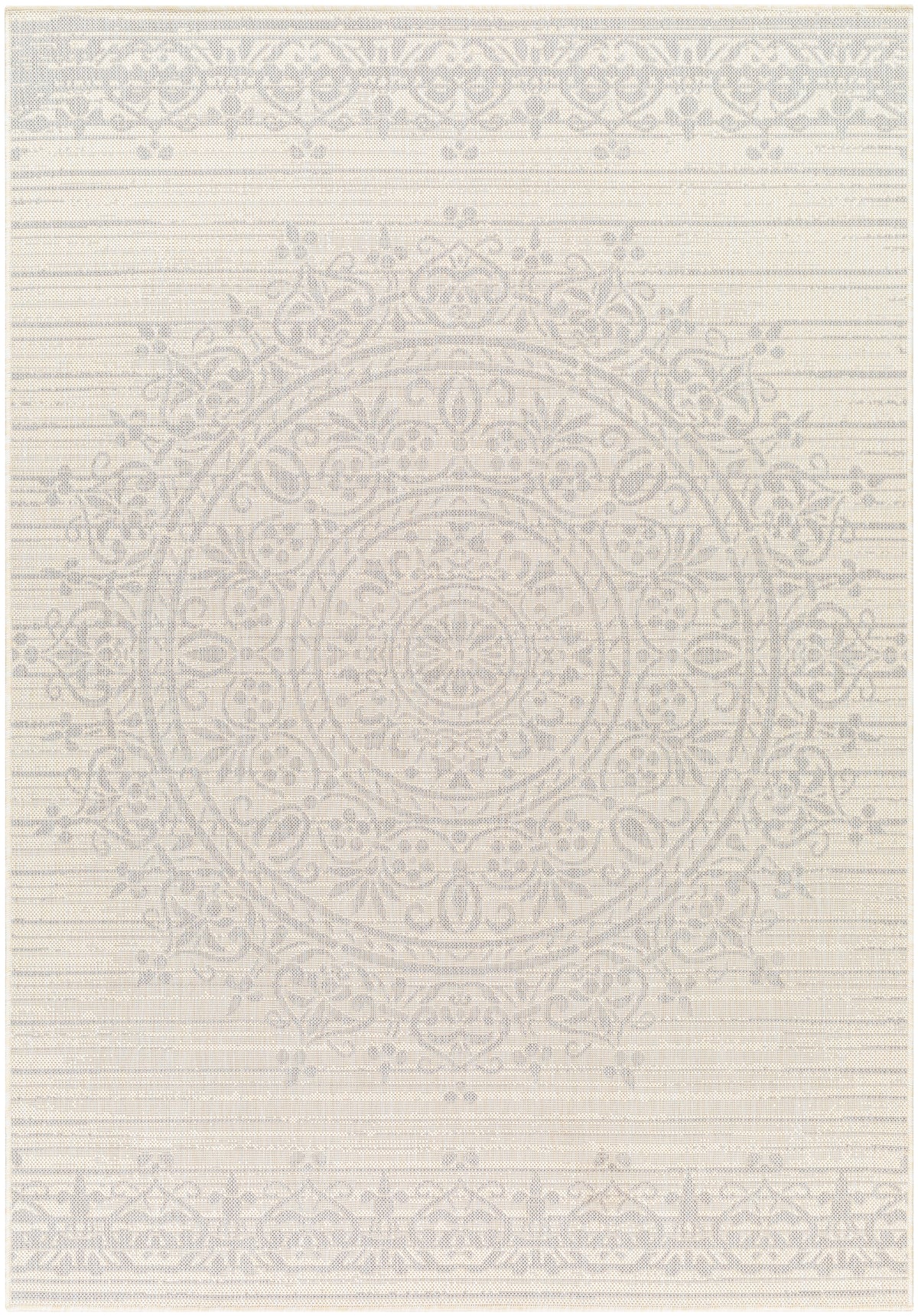 Surya Ravello Rvl-2331 Ivory, Light Beige, Light Gray, Charcoal Rug.