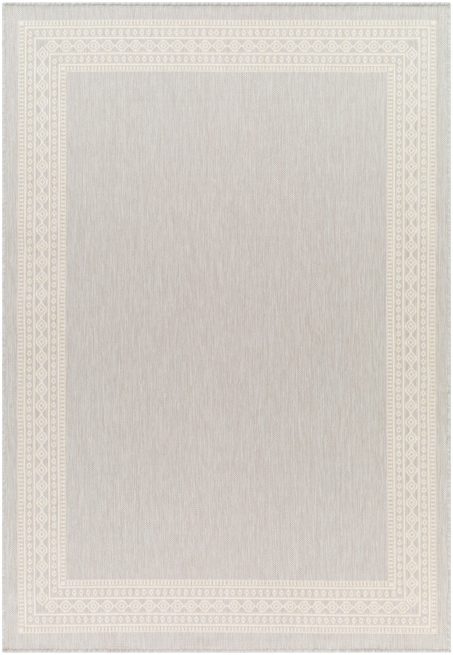 Surya Ravello Rvl-2334 Light Gray, Charcoal, Ivory, Light Beige Rug.