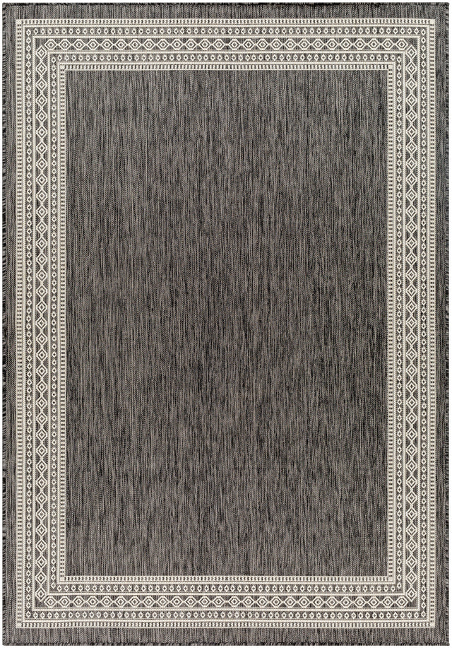 Surya Ravello Rvl-2335 Light Gray, Black, Ivory, Light Beige Rug.