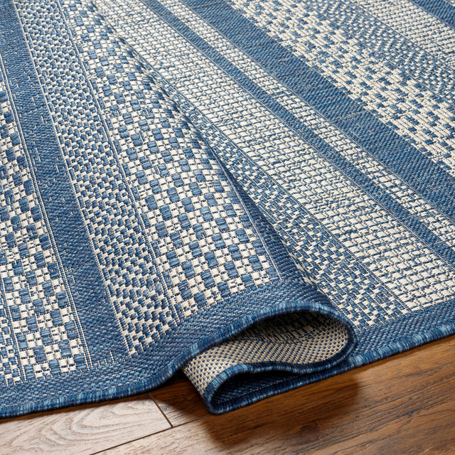 Surya Ravello Rvl-2336 Denim, Dark Blue, Ivory, Light Beige Rug.