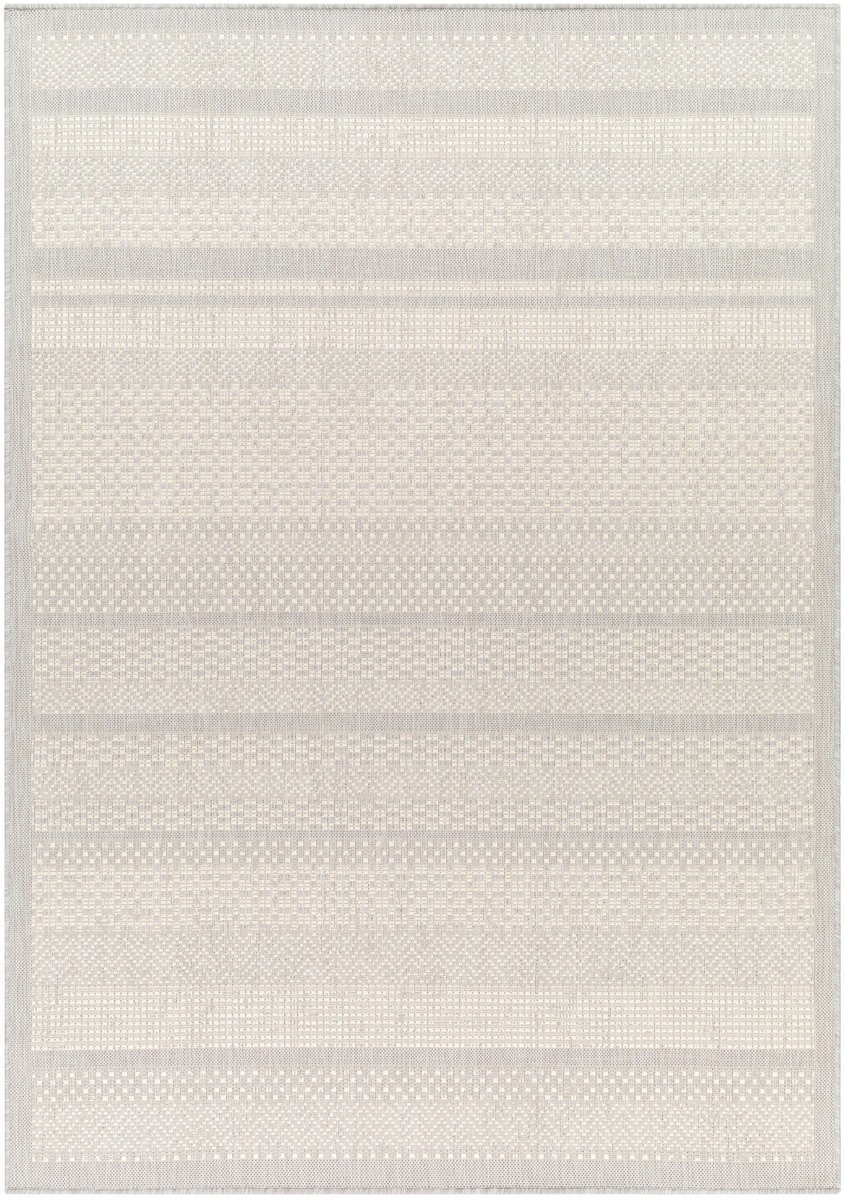 Surya Ravello Rvl-2337 Light Gray, Charcoal, Ivory, Light Beige Rug.