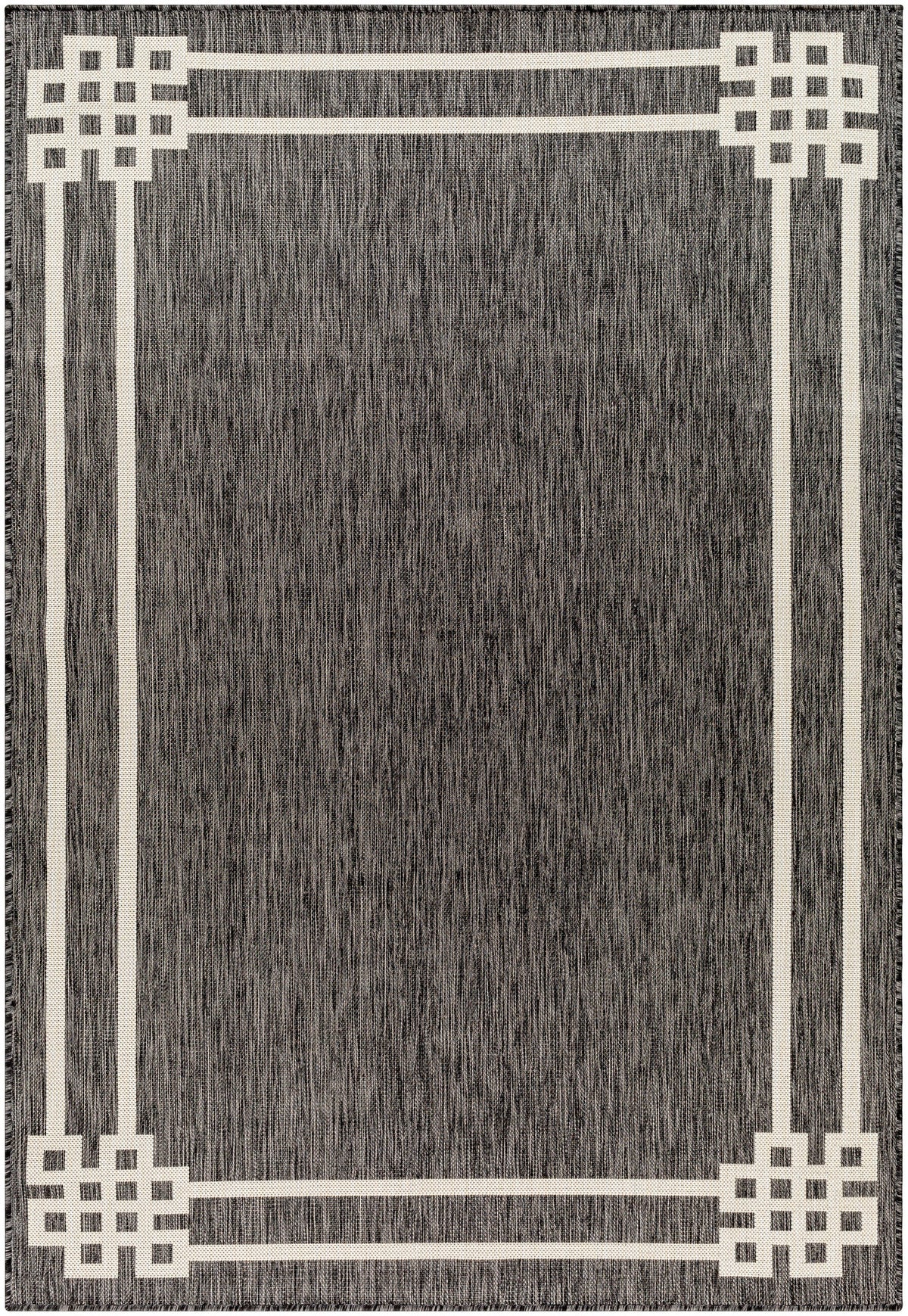 Surya Ravello Rvl-2341 Light Gray, Black, Ivory, Light Beige Rug.