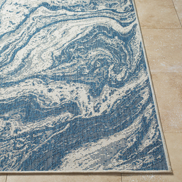 Surya Ravello Rvl-2342 Denim, Ivory, Light Beige Rug.